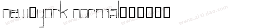 New-York Normal字体转换
